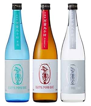 Amazon.co.jp: 本格焼酎 河童九千坊 麦・芋・米 飲み比べ3本